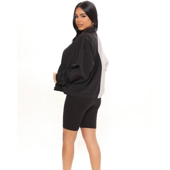 NWT! Fashion Nova ‘Have It Both Ways’ Colorblock Jacket Bomber - Picture 3 of 9